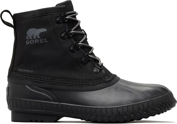 Sorel Cheyanne II Short Nylon Boot - Men's Black/Black - 8.5