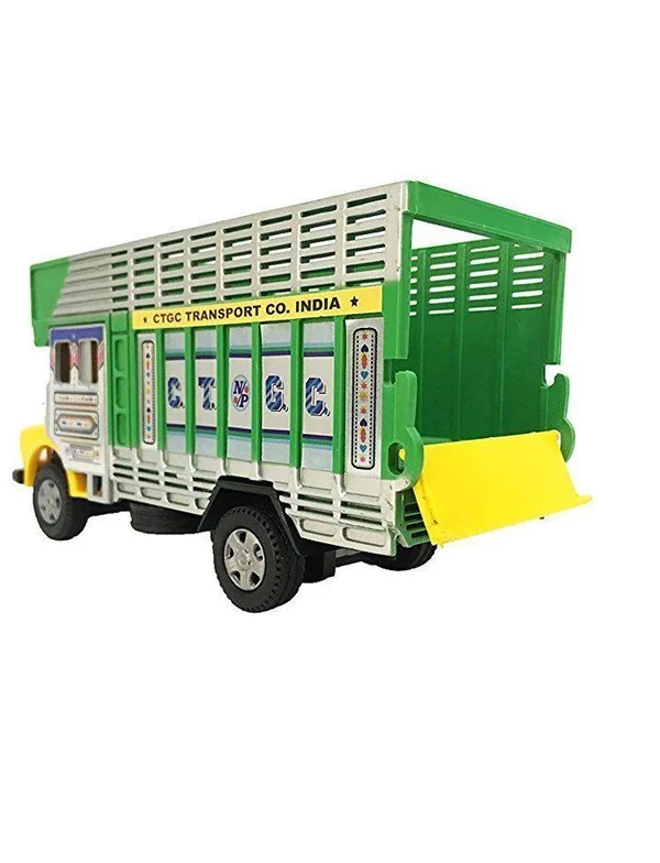 Centy Toys Pull Back Public Toy Truck Automobile Miniature Pick Color New -Loose - Yellow(And Green)