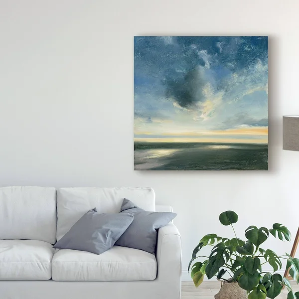 Trademark Fine Art 'Coastal Sunrise' Canvas Art by Julia Purinton, Size: 35 x 35