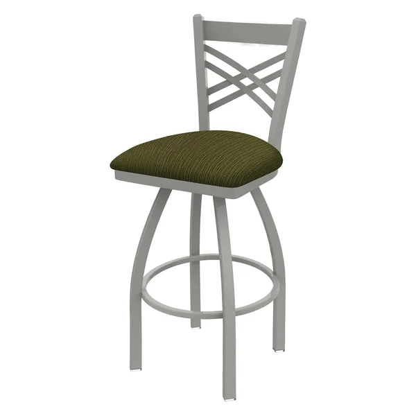 Holland Bar Stool 820 Catalina 25x22 Counter Stool, Black Wrinkle, Axis Grove SEAT, 360 Swivel