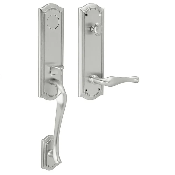 Baldwin Bethpage Emergency Egress Handleset w/ Bethpage Lever Full Dummy Satin Chrome LH