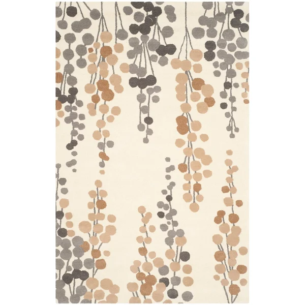 Safavieh Soho SOH338B Area Rug Beige/Orange 6& x 6& Square