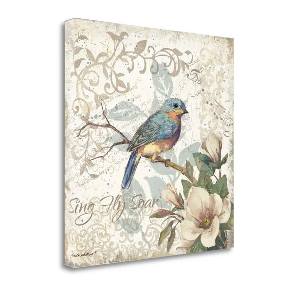 Tangletown Fine Art Sing - Fly - Soar by Anita Phillips, Fine Canvas Art