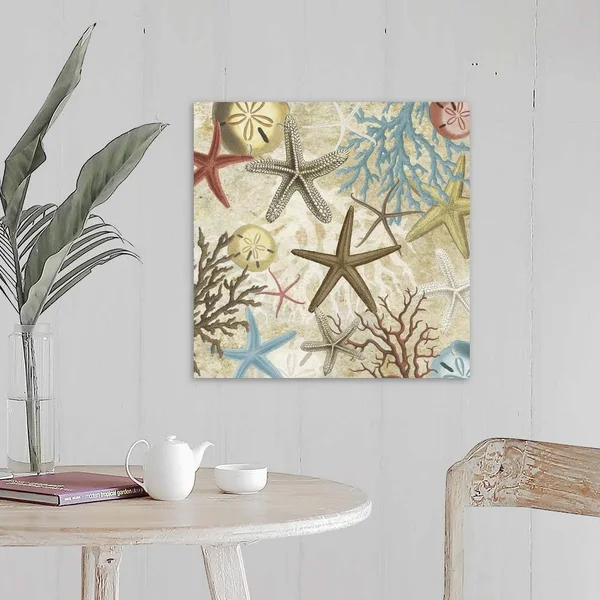 Coral Menagerie II, Large Solid-Faced Canvas Wall Art Print, Great Big Canvas