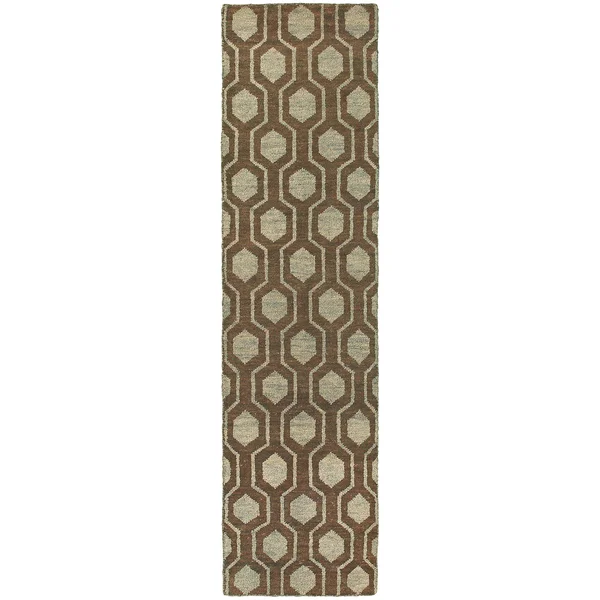 Tommy Bahama Maddox 56504 Area Rug, 3&6x22 x 5&6x22 - Brown