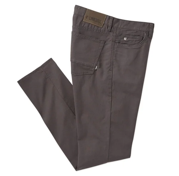 Linksoul Cotton Bamboo Blend 5-Pocket 33W x 32L - Charcoal