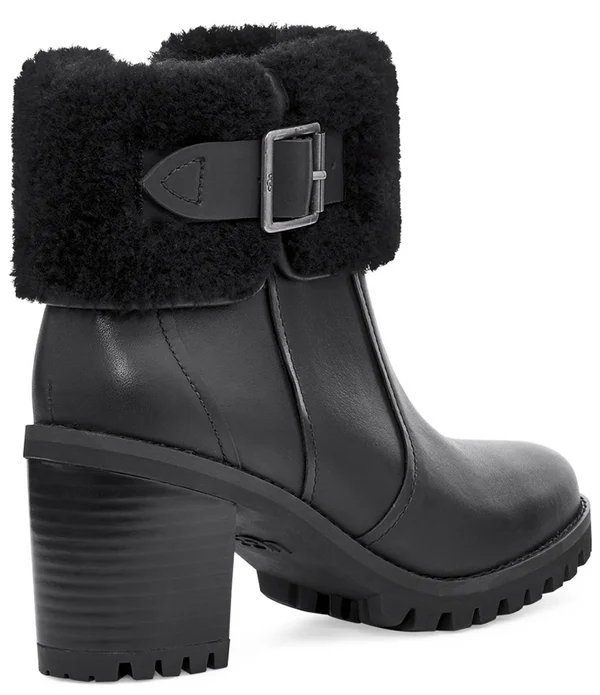 Ugg Women's Elisiana Leather 1116082 - 8.5 - Black
