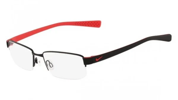 Nike 8160 Eyeglasses - 012 Satin Black/Black