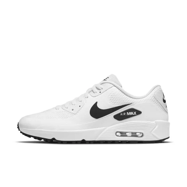 Nike Air Max 90 G Spikeless Golf Shoes Size 10.5, White/Black
