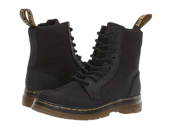 Dr. Martens Combs Combat Boot - Kids& - Boy's - Black