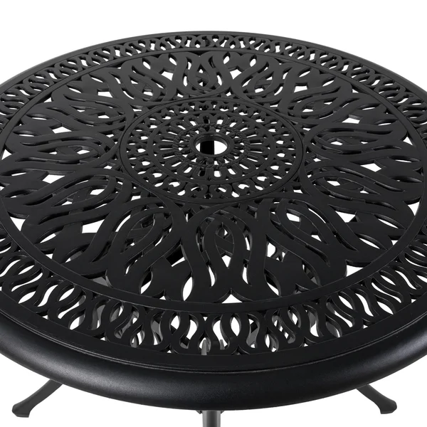 Elm Plus Cast Aluminum Round Patio Dining Table