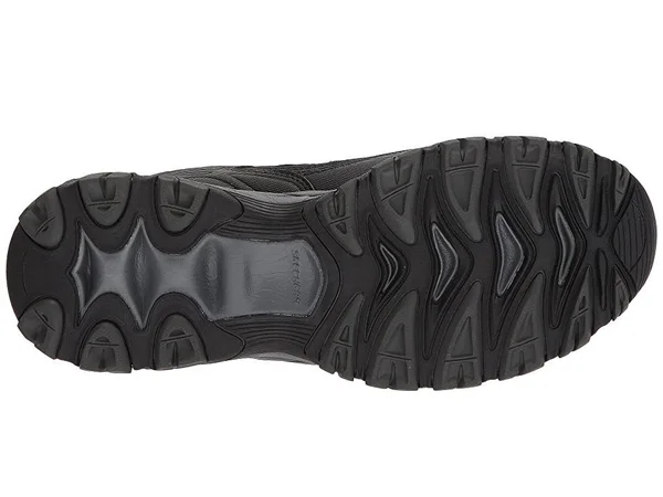 Skechers Men's After Burn M. Fit Sneakers, Black/Charcoal, 6.5