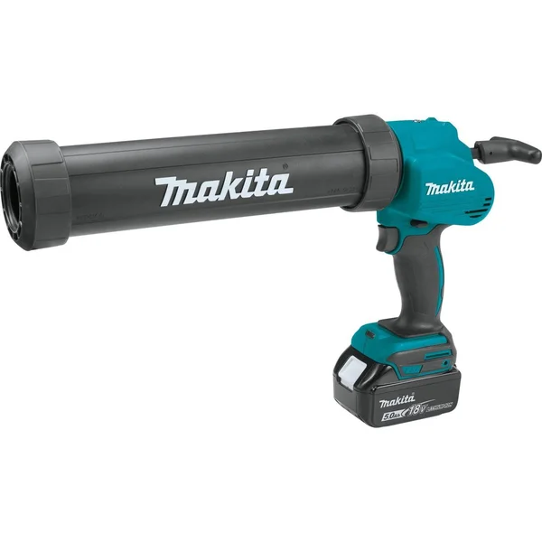 Makita XGC01T1C 18V LXT 5.0 Ah Cordless Lithium-Ion 29 oz. Caulk and Adhesive Gun Kit