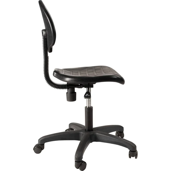 National Public Seating Polyurethane Task Chair, Black