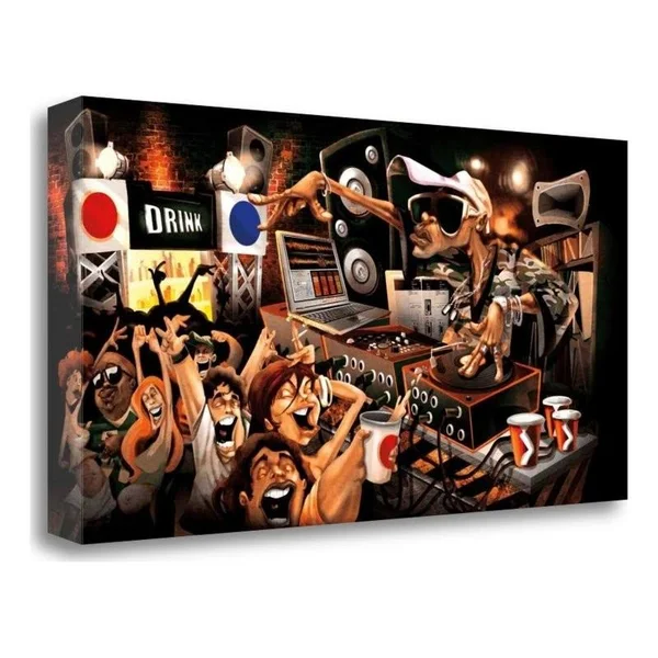 24x22 x 47x22 The Party by Adam Perez Fine Art Giclee Print