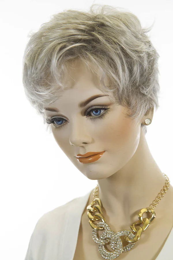 Medium Light Weight Jon Renau Bree Wavy Blonde Brunette Red Grey Wigs - Chestnut Brown Dark Auburn Fro...