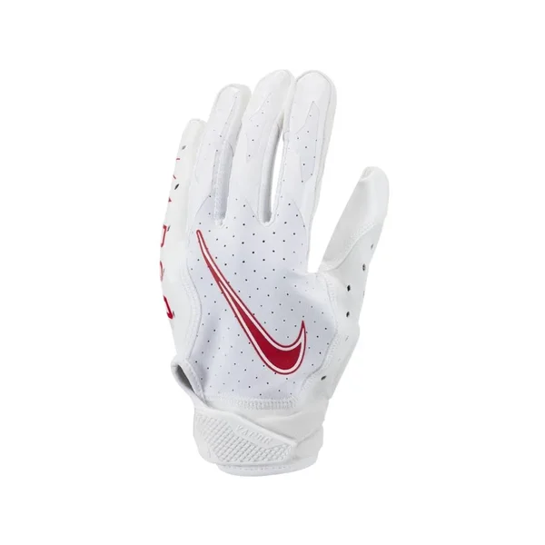 Nike Adult Vapor Jet 6.0 Receiver Gloves, Medium, White