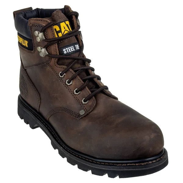 Caterpillar Men's Second Shift Steel Toe Work Boot - 13-W Brown