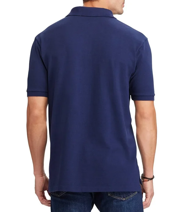 Polo Ralph Lauren Big Tall Classic-Fit Short-Sleeve Cotton Mesh Polo Shirt - Mens, LT, Highland Rose Heather