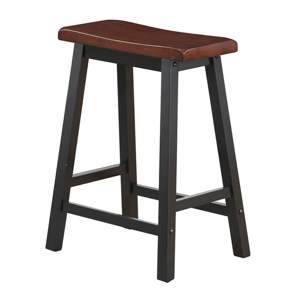 24x22 Height Set of 2 Home Kitchen Dining Room Bar Stools-Coffee, 17.5" x 14" x 24"