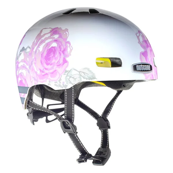 Nutcase Street MIPS Helmet - Delicate Flower Reflective - Medium