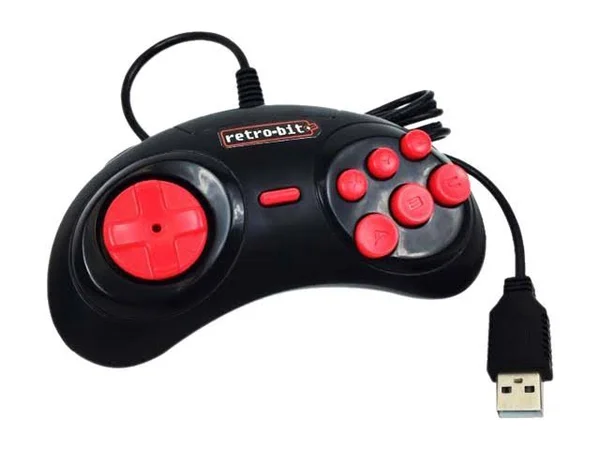 Retro-bit RB-PP-6539 Generations Plug & Play Game CONSOLE - Red & Black