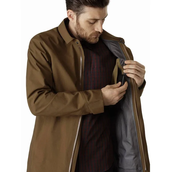 Arc&teryx Keppel Trench Coat Men's (Black II, Small)