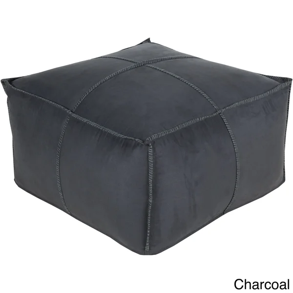 Surya Obsidian Cube Pouf
