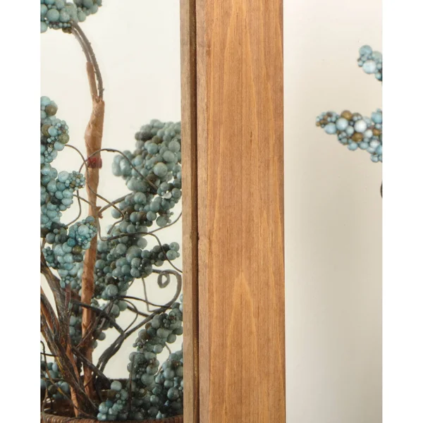 Natural Wooden Mirror - 31 x 59