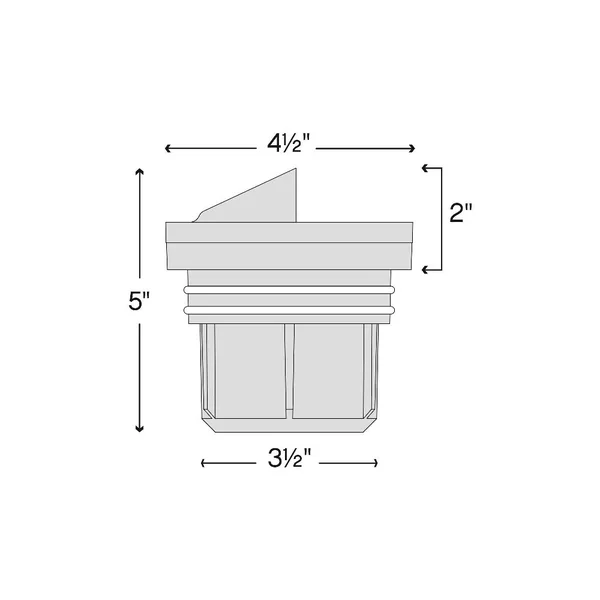 Hinkley - 15708MZ-3W27K - LED Well Light - Shielded Well Light - Matte Bronze