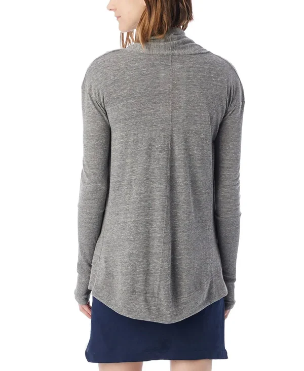 Alternative - Rib Sleeve Eco-Jersey Wrap - 12529 - Eco Grey - XL