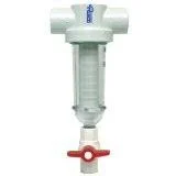 Rusco 3/4x22 Polyester and Stainless Steel Spin-Down Filter with Flush Valve - 100 - Polyester