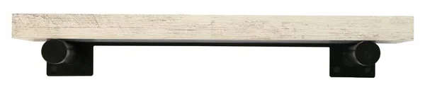 InPlace 42-Inch Distressed White Shelf w/Bracket