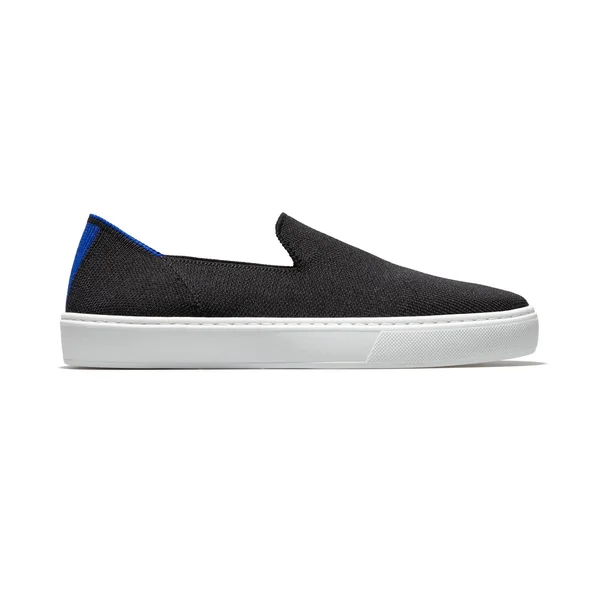 Rothy&s Black Slip-On Sneakers, Black Solid, Size 8.5