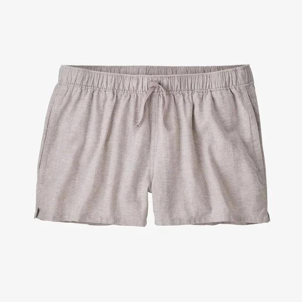 Patagonia Island Hemp Baggies Shorts - Women's L Fiber Flora Multi Big: Ink Black