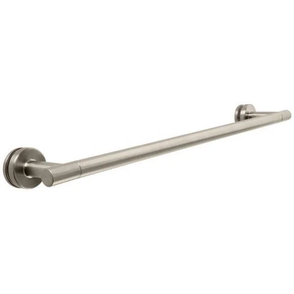 Delta Lyndall 60 in. x 70 in. Semi-Frameless Traditional Sliding Shower Door in Nickel with Clear Glass 1117899