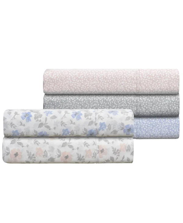 Sunham Avalon 500 TC Sateen 6-Pc Sheet Set Cal-King