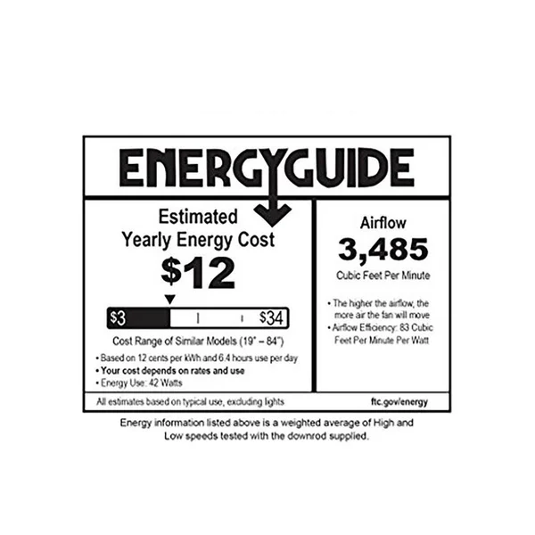 Emerson CF654WW Sea Breeze Ceiling Fan - Appliance White