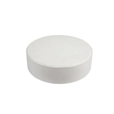 Leah Plastic Coffee Table Gold Flamingo Color: White