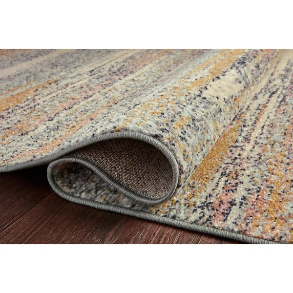 Alexander Home Bradford Modern Abstract Area Rug - 2&-3x22 x 7&-6x22 Runner - Pebble - Multi