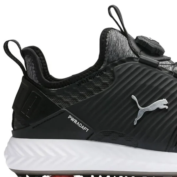 Puma Ignite PWRADAPT Caged Disc Black Golf Shoes