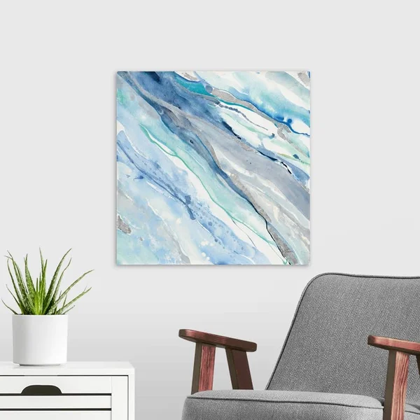 Silver Spring II, Canvas Wall Art, 20x20, Great Big Canvas