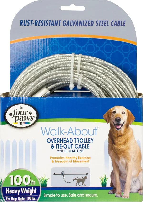 Four Paws Trolly Exerciser Heavy Weight Silver 100&