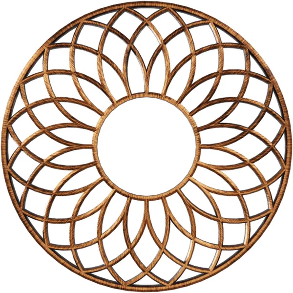 Ekena Millwork CMPP28CNACO 28x22OD x 9 5/8x22ID x 3/4x22P Cannes Architectural Grade PVC Pierced Ceiling Medallion, Antiqued Cop
