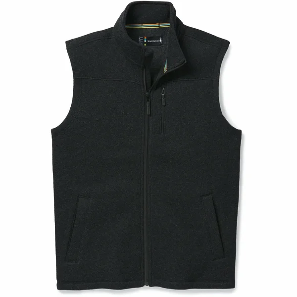 Smartwool Hudson Trail Fleece Vest - Men's Dark Charcoal, M