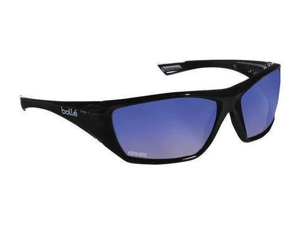 Bolle Safety Polarized Blue Mirror Safety Glasses - Anti-Fog, Scratch-Resistant 40151