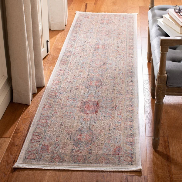 Safavieh Kenitra 600 Rug Collection KRA672R - Red - Blue - 3& x 5&