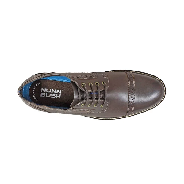 Men's Nunn Bush Overland Cap Toe Oxford, Size: 7, Brown