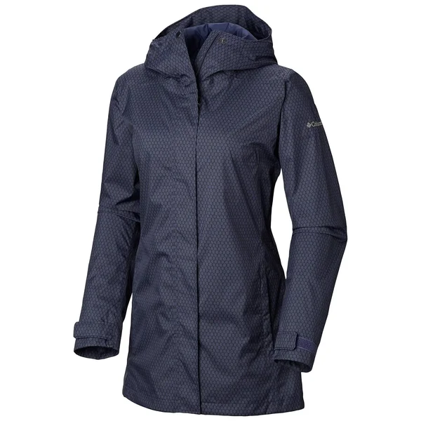Columbia Women's Splash A Little II Jacket - Large - Nocturnal Mini Hex Print