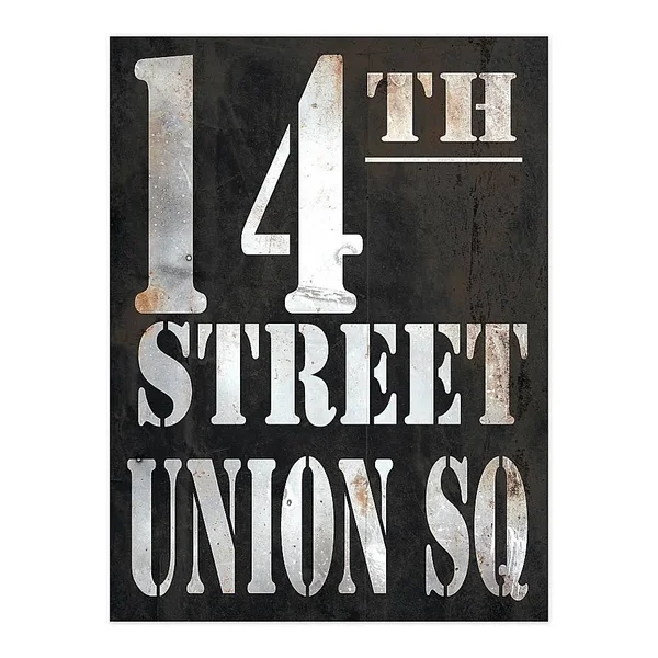 Pied Piper Creative Vintage Street Sign 18x22 x 24x22 Canvas Wall Art Multi